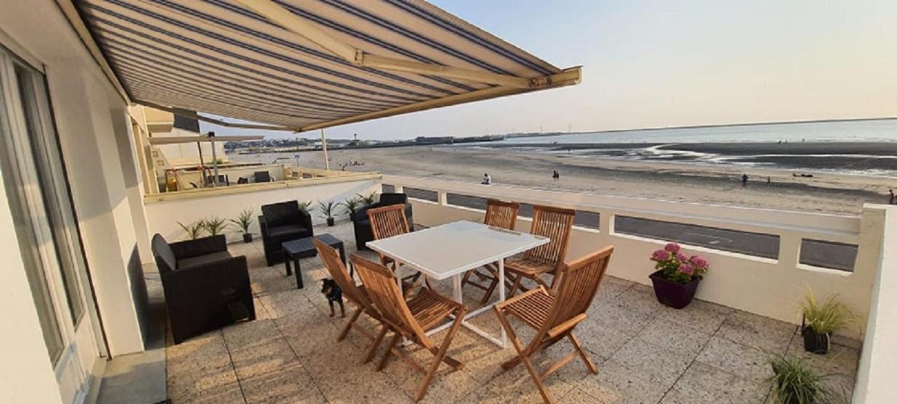 Superbe Appartement Avec Terasse Face A La Mer Boulogne-sur-Mer Buitenkant foto